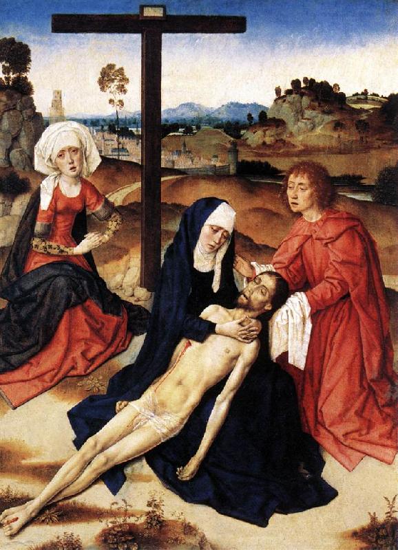 BOUTS, Dieric the Elder The Lamentation of Christ fg Germany oil painting art